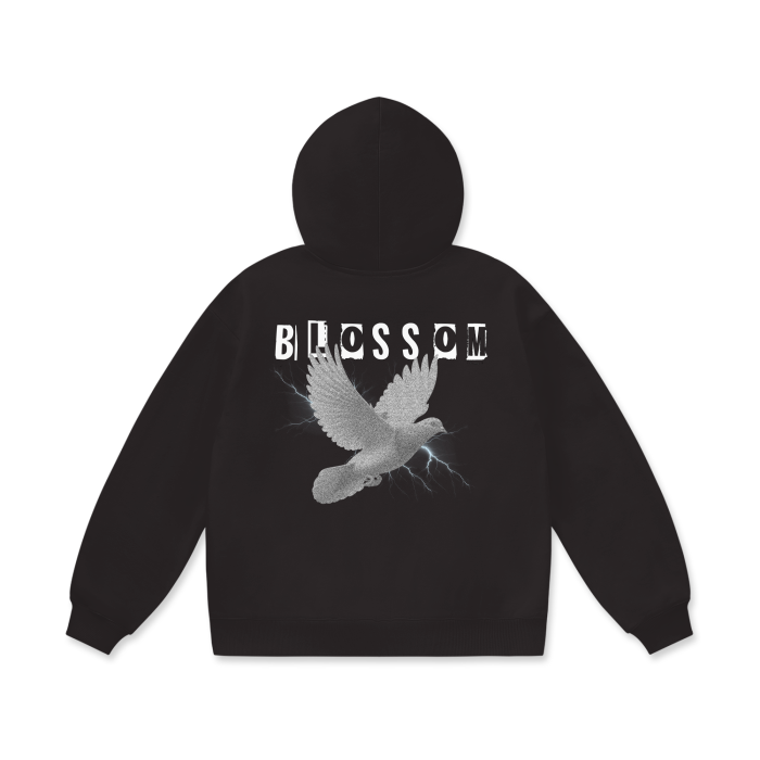 Bird Oversize Heavyweight Fleece Hoodie - 460 GSM