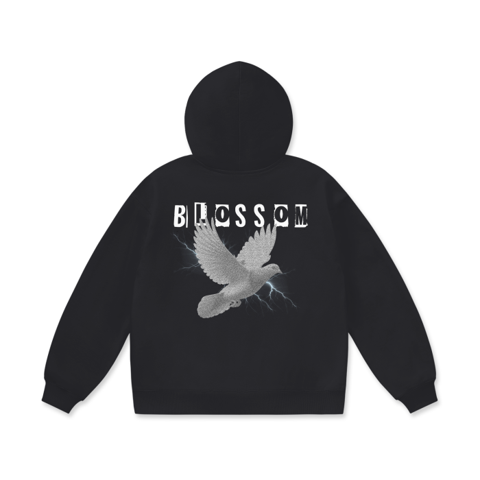 Bird Oversize Heavyweight Fleece Hoodie - 460 GSM