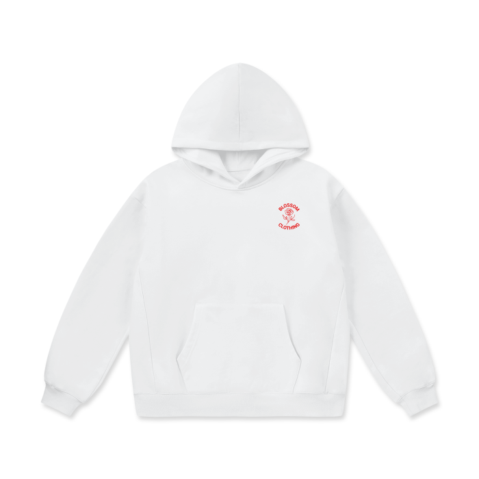 Spread The Positivity Oversize Heavyweight Fleece Hoodie - 460 GSM